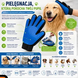 Silikonowa Rękawica Do Wyczesywania Sierści