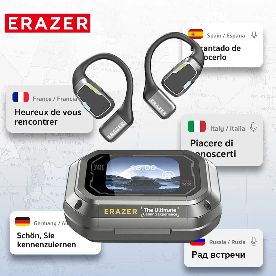 Erazer XP6 Tłumacz Słuchawki Bezprzewodowe
