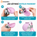 Przenośna butelka z miską – świeża woda dla Twojego pupila zawsze pod ręką!